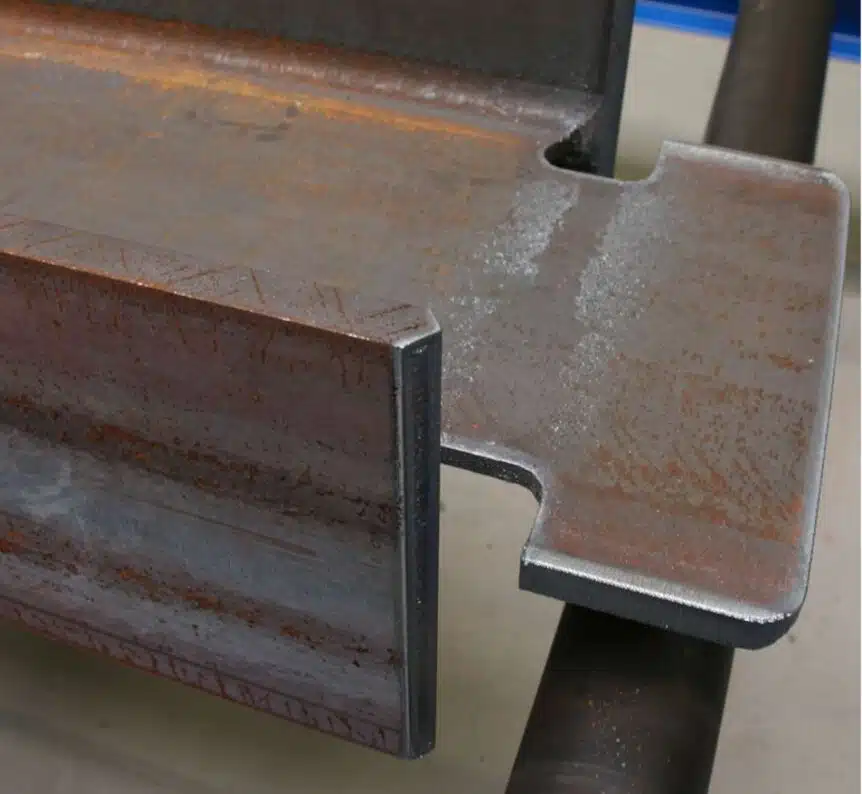 steel beam coping project