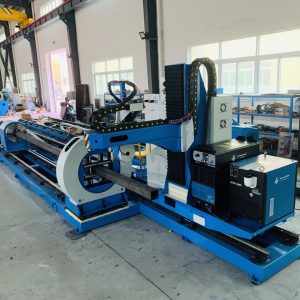All-in-one cnc plasma pipe cutting and profiling machine for round, square tube & steel sections