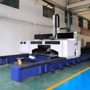 High Definition 12kw H & I Beam Fiber Laser Cutting Machine for Steel Structure Fabrication