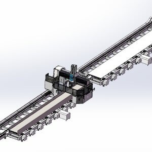 High Performance Steel Beam & Plate Combined 5 Axis 3D Fiber Laser Cutting Machine