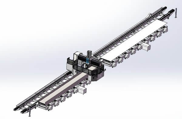High Performance Steel Beam & Plate Combined 5 Axis 3D Fiber Laser Cutting Machine